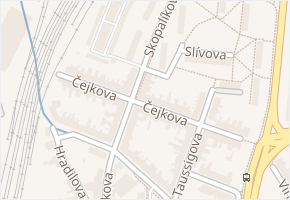 Skopalíkova v obci Brno - mapa ulice