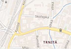 Skořepka v obci Brno - mapa ulice