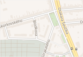 Skorkovského v obci Brno - mapa ulice