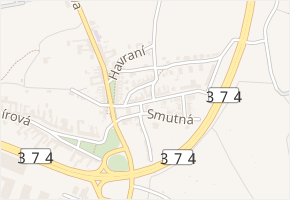 Skřivánčí v obci Brno - mapa ulice