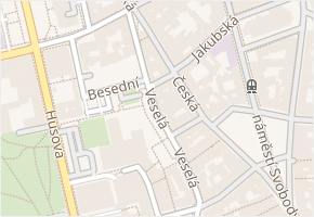 Skrytá v obci Brno - mapa ulice