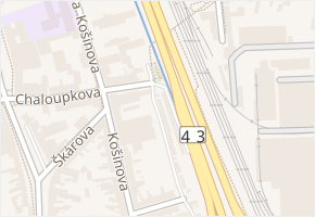 Sladkovského v obci Brno - mapa ulice