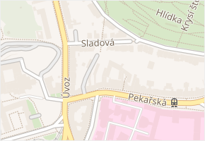 Sladová v obci Brno - mapa ulice