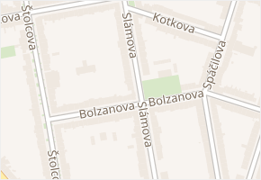 Slámova v obci Brno - mapa ulice