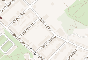 Slatinská v obci Brno - mapa ulice