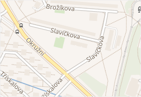 Slavíčkova v obci Brno - mapa ulice
