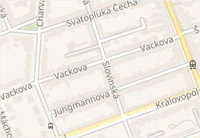 Slovinská v obci Brno - mapa ulice