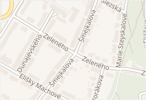Šmejkalova v obci Brno - mapa ulice
