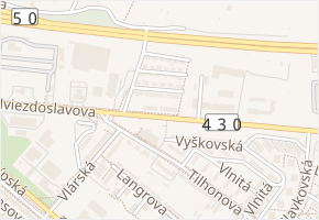 Šmilovského v obci Brno - mapa ulice