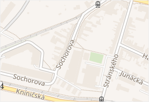 Sochorova v obci Brno - mapa ulice
