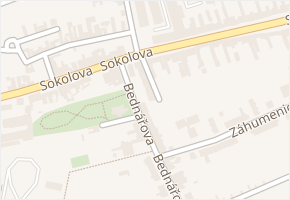 Sokolova v obci Brno - mapa ulice