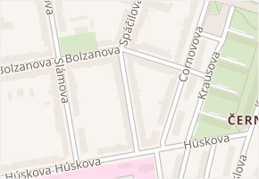 Spáčilova v obci Brno - mapa ulice