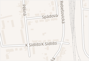 Spádová v obci Brno - mapa ulice