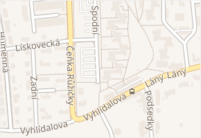 Spodní v obci Brno - mapa ulice