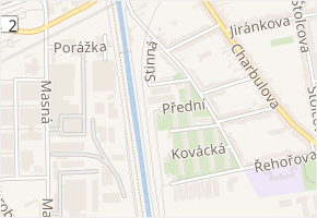 Spojka v obci Brno - mapa ulice