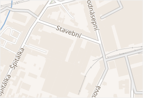 Stavební v obci Brno - mapa ulice
