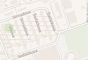 Štefáčkova v obci Brno - mapa ulice