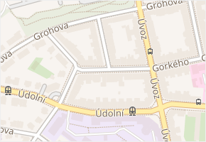 Stojanova v obci Brno - mapa ulice