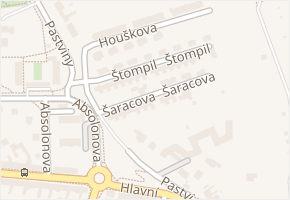Štompil v obci Brno - mapa ulice