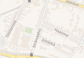 Stránského v obci Brno - mapa ulice