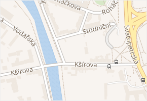 Studniční v obci Brno - mapa ulice