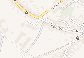 Štursova v obci Brno - mapa ulice