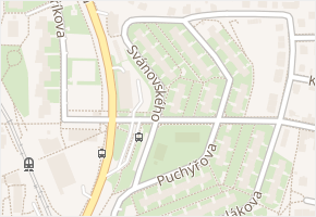 Svánovského v obci Brno - mapa ulice