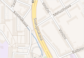 Svatoplukova v obci Brno - mapa ulice