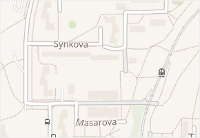 Synkova v obci Brno - mapa ulice