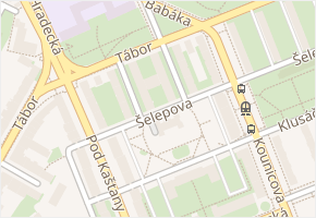 Tábor v obci Brno - mapa ulice
