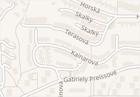 Terasová v obci Brno - mapa ulice