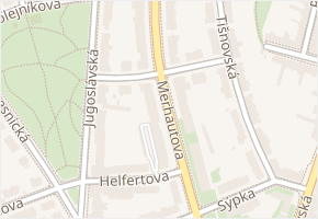 Těsnohlídkova v obci Brno - mapa ulice