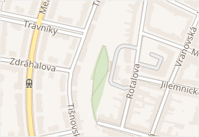 Tišnovská v obci Brno - mapa ulice