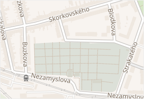 Tovačovského v obci Brno - mapa ulice