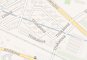 Třískalova v obci Brno - mapa ulice