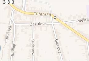 Tuřanská v obci Brno - mapa ulice