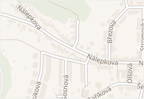 Tyršovo návrší v obci Brno - mapa ulice