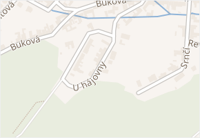 U hájovny v obci Brno - mapa ulice