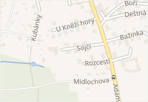 U Kněží hory v obci Brno - mapa ulice