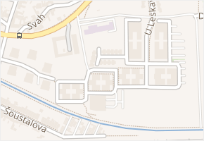 U Leskavy v obci Brno - mapa ulice