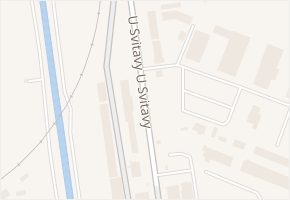 U Svitavy v obci Brno - mapa ulice