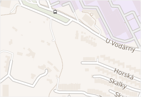 U vodárny v obci Brno - mapa ulice