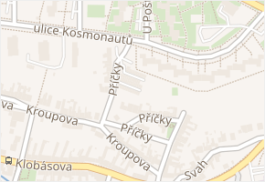ulice Kosmonautů v obci Brno - mapa ulice