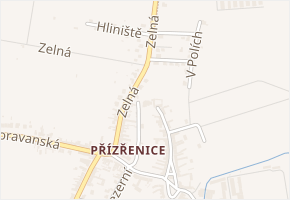 V Polích v obci Brno - mapa ulice