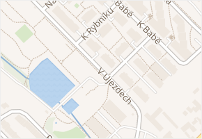 V Újezdech v obci Brno - mapa ulice