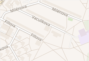 Vaculíkova v obci Brno - mapa ulice