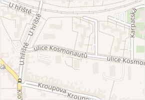 Valašská v obci Brno - mapa ulice