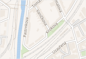 Vaníčkova v obci Brno - mapa ulice