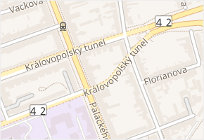 Veleslavínova v obci Brno - mapa ulice
