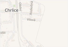 Vilová v obci Brno - mapa ulice